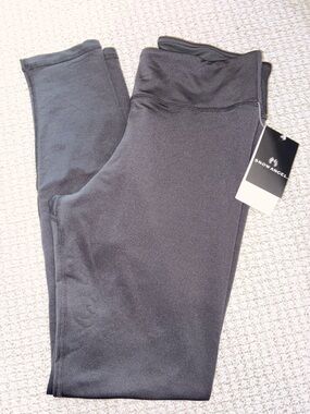 Snow Angel High-Waist Black Leggings